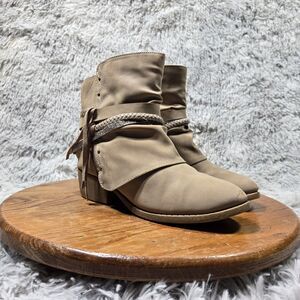 Jellypop Girls Kids Size 3M Retro Bedazzled Western Bohemian Fringe Fern Boots